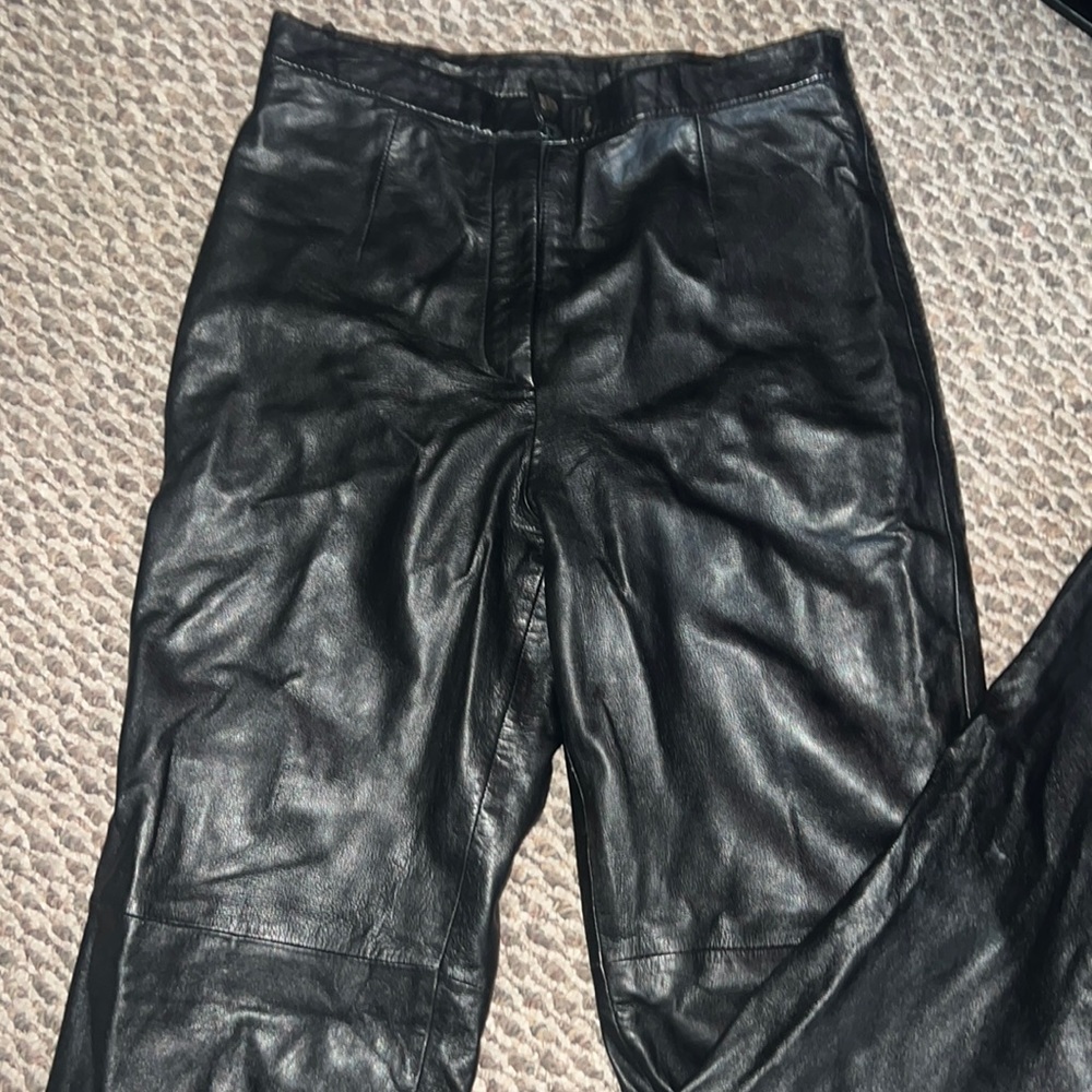 JLC New York 100% leather pants